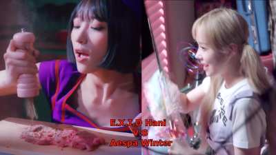 Aespa Winter VS E.X.I.D Hani