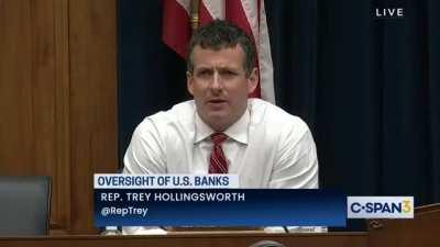 This moment from the House Committee on Financial Services earlier today. they're openly corrupt and they laugh about it