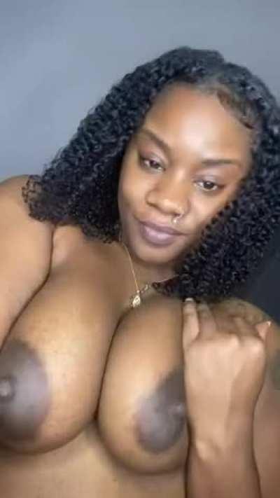 need your warm load on my pretty tits