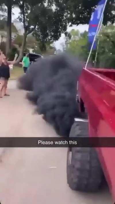Rolling coal is trashy