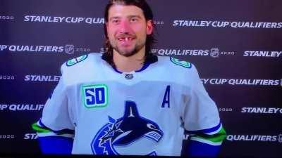 Tanev’s plans to celebrate... umm...oh my...