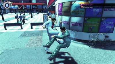 Man turned into a beyblade lmao