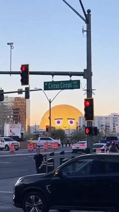 El domo-pantalla de las Vegas