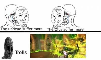 Troll players when they get hit with the lore (Lore spoilers)