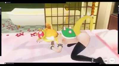 (X-mas) Bowsette's Christmas sex