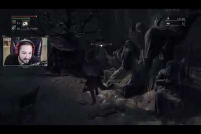 Trying to make friends in bloodborne