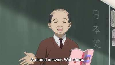 No chair, no problem [Sakamoto Desu ga?]