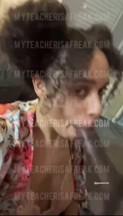 Curly head dick eater