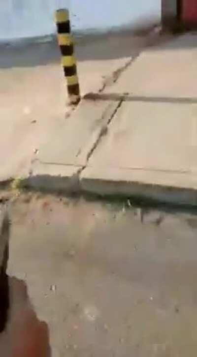 Venezuela...Extortionists in the San Francisco Municipality of Zulia shoot up a business because they wont pay them