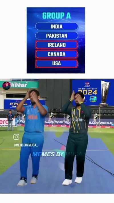 Babar and Rohit After Looking at the Other 3 Teams