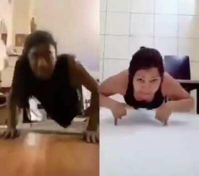 Push up challenge
