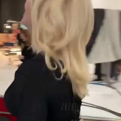 Billie Eilish see-through in a corset