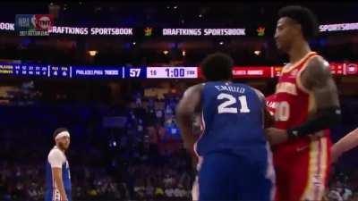 [Highlight] Embiid and Gallanari pick up technicals