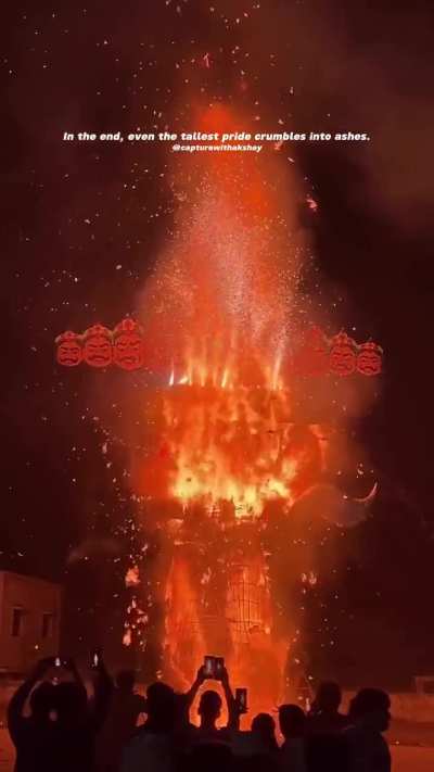 Zkn Ego burns brighter than fire let it go this Dussehra guys