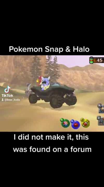 Halo & Pokemon Snap Mash-up