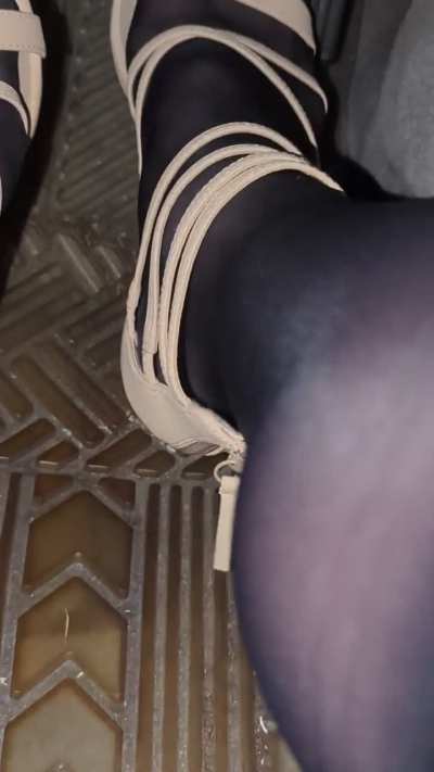 Nothing beats driving in heels...