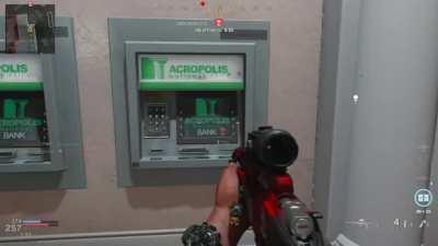I was curious what would happen if i shot an ATM. Annnnd now I’m probably reported...