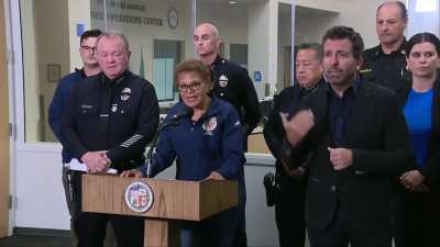Los Angeles Mayor Karen Bass announces curfew in downtown area after days of anti-ICE unrest.
