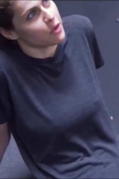 Alexandra Daddario is always cold