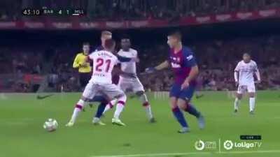 Luis Suarez goal against Mallorca earlier this season (19/20) - Luis Suarez is set to come back against Mallorca on Saturday after 3 months of injury