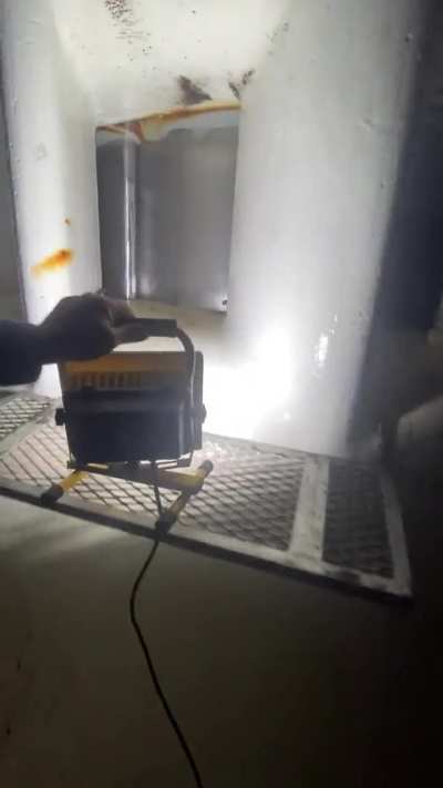 The Inside of a Hydroelectric Power Plant Turbine.