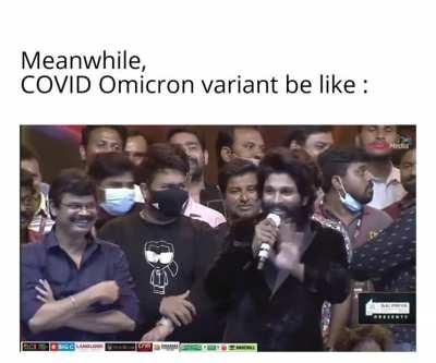 Vastunnadu COVID mogudu Omicron