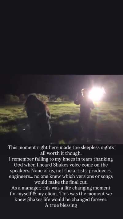 YesJulz posted a clip of 070 Shake dancing to Ghost Town at Kanye’s album party, noting she wasn’t sure she’d even be on the track