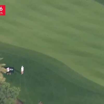 Hitting someone that far away