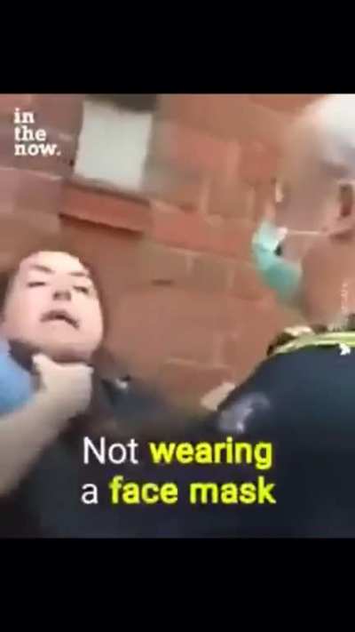 Cop in Australia chokes out a woman for not wearing a mask in public.