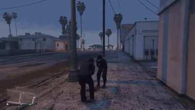Melee combat in GTA Online is flawless.