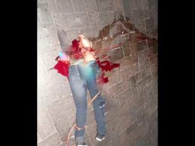 3 people jump from a rooftop, 2 are split in half