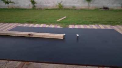 When monster magnets are joined with proper technique VS when monster magnets are joined directly. [Credit: Mr Indian Hacker's Youtube Channel]