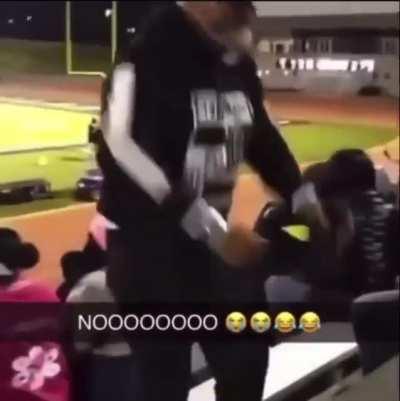 unc got a lil too excited i hope he’s okay