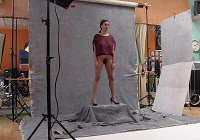 Dakini and the photographer discuss her 'bush' - Photoshoot Behind-The-Scenes