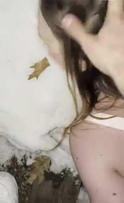 Just walking my bitch on Christmas Eve