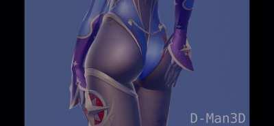 mona grabbing the gift god gave her