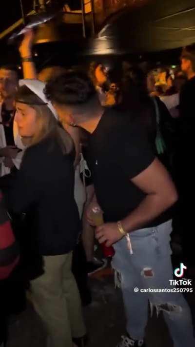 Drinking alone on a night out