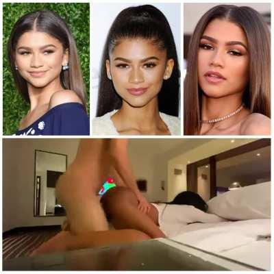 Zendaya knows how to handle a white cock