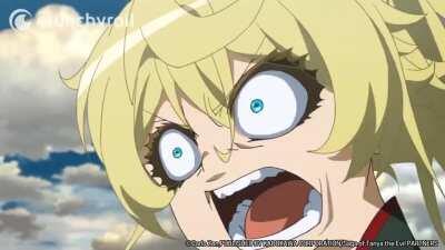 Tanya's Rede aus Episode 12 aber... (It's in German, don't bother watching if you won't understand it.)