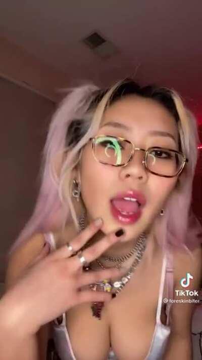 Showing off her talents