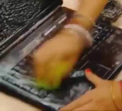 HMC as I clean the laptop