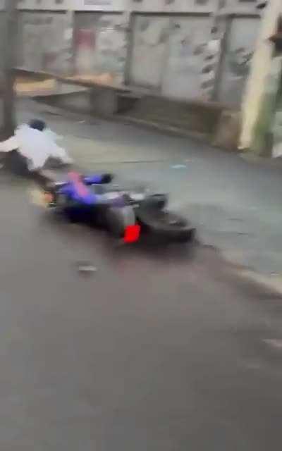 Doing wheelies and failing