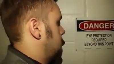 Eye protection required