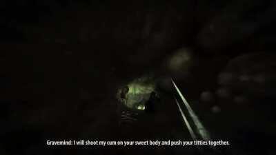 This Halo 3 Gravemind moment confirms the Gravemind fucks Cortana. What are the lore implications of this?