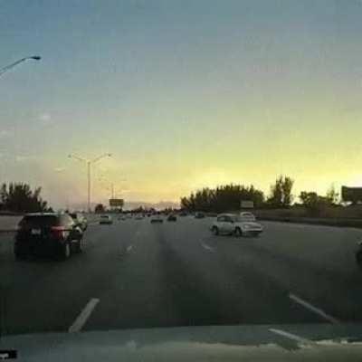 Overly dramatic lane change