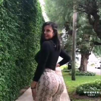 Nicole Borda in Flare Pants