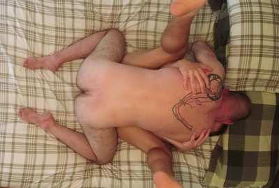 Spent the morning marking his property in my ass