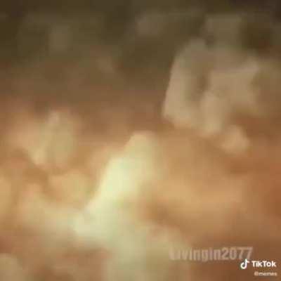 real footage of the meteor