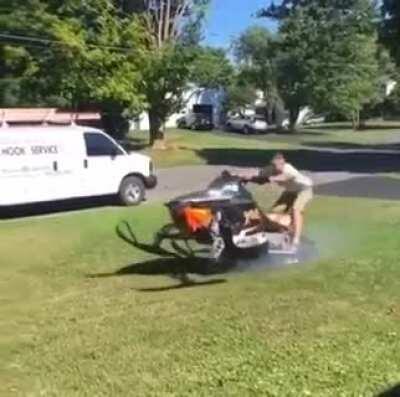 There's a reason it's not called a grassmobile...or asphalt mobile.