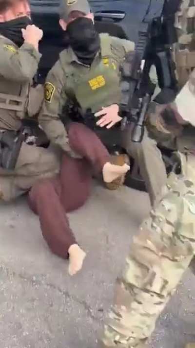 Brutal face of MAGA- America is going to dictatorship also, October.10.2025 — Chicago: Immigration agents crashed into a U.S. citizen on her way to work, then dragged her out and arrested her (Article Inside)